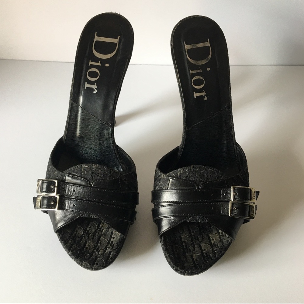 Dior black heel